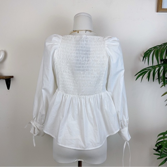 En Saison Amaya Blouse Top  Off White - Picture 6 of 7